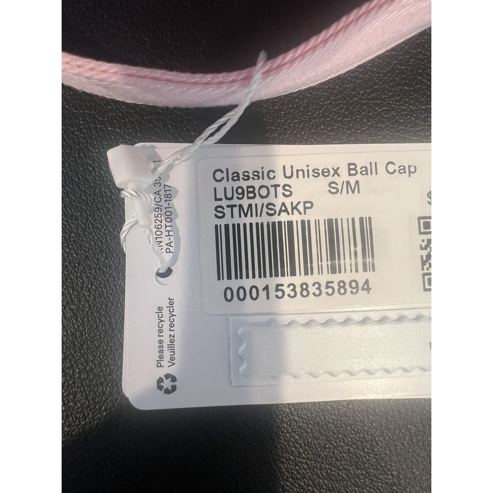 Lululemon Classic Ball Cap Wordmark S/M Mikeshake/sakura Pink - Picture 3 of 8